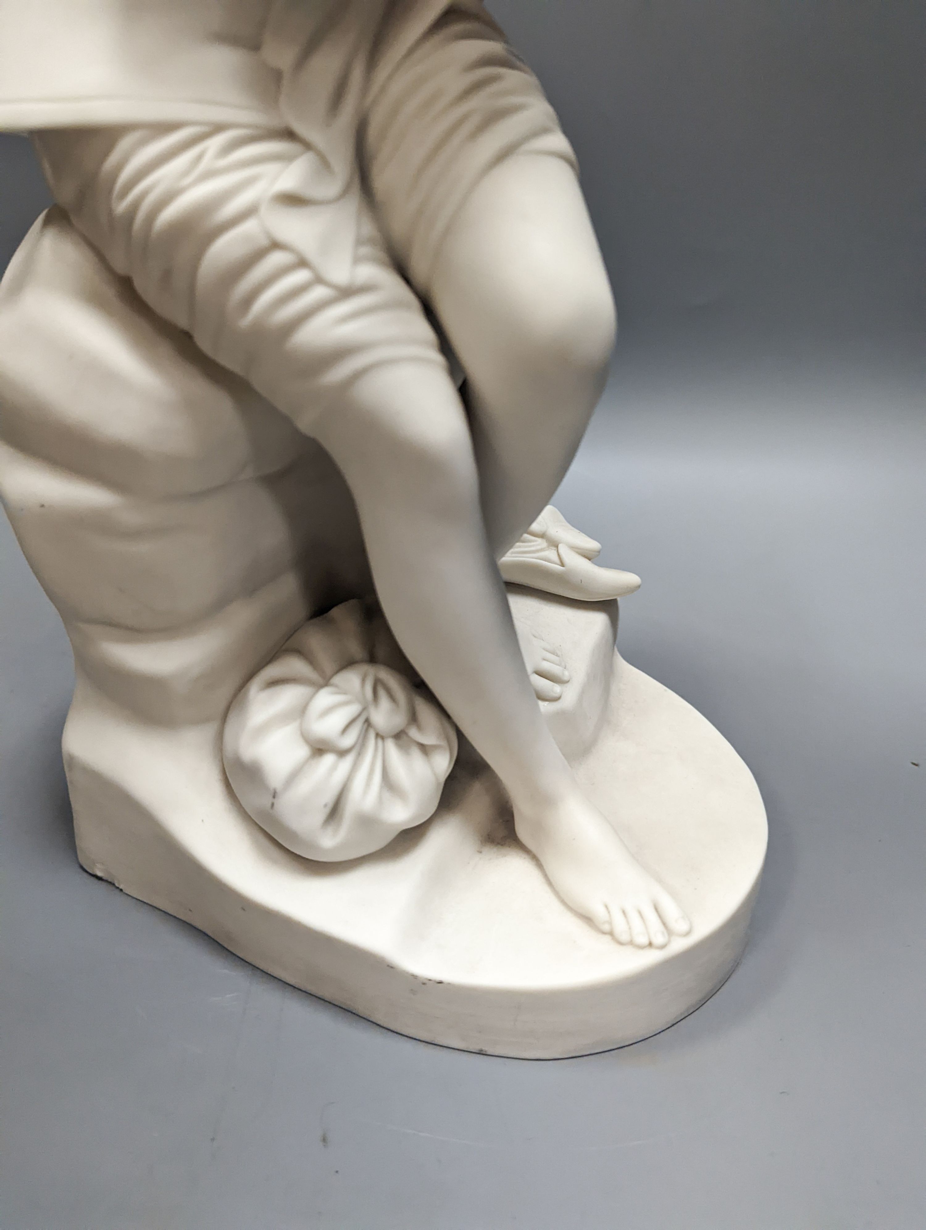 A Minton Parian Figure of Don Quixote's 